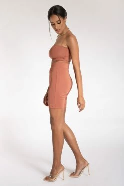 WXI All Bottoms Cameryn High Waisted Bike Short - Sienna 11 WXI All Bottoms Cameryn High Waisted Bike Short - Sienna