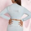 WXI Gretchen Velvet Mini Skirt - Baby Blue All Bottoms