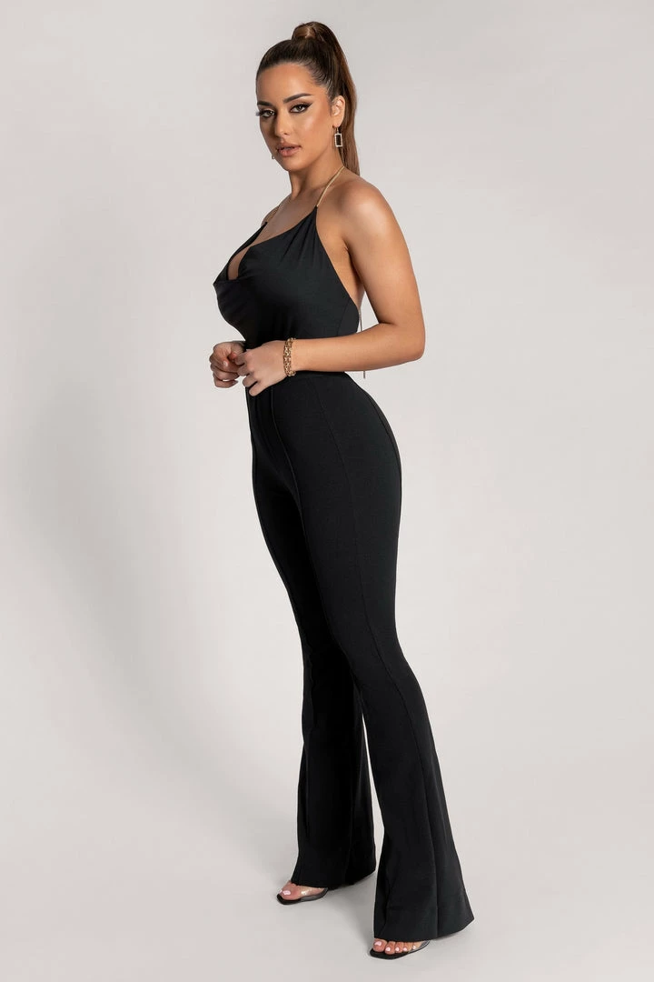 QNG Zendaya Highwaisted Flare Pants - Black 7 QNG Zendaya Highwaisted Flare Pants - Black