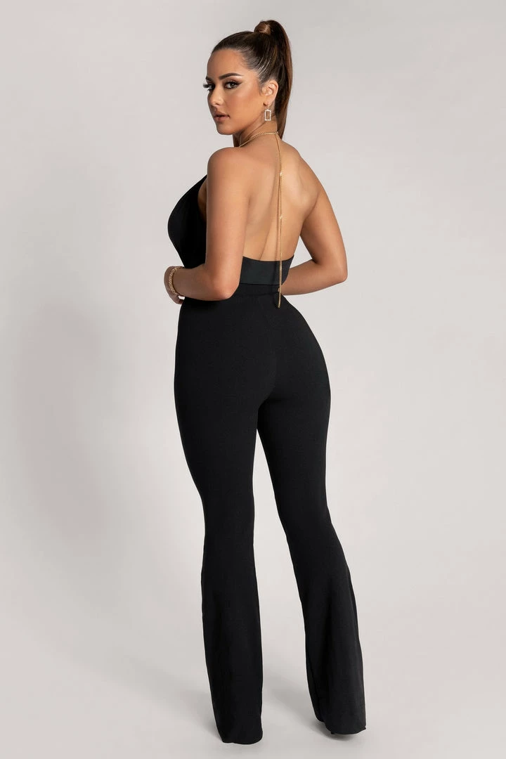QNG Zendaya Highwaisted Flare Pants - Black 2 QNG Zendaya Highwaisted Flare Pants - Black