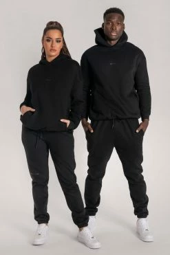 QNG Charlie Unisex Cosy Jogger - Black 27 QNG Charlie Unisex Cosy Jogger - Black