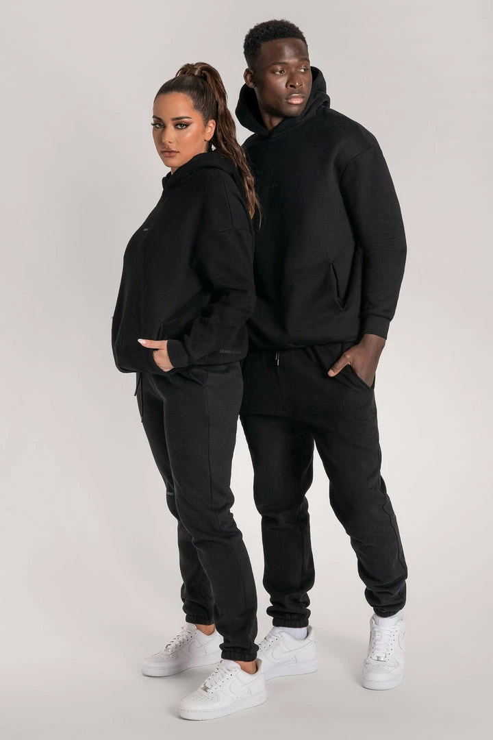 QNG Charlie Unisex Cosy Jogger - Black 7 QNG Charlie Unisex Cosy Jogger - Black