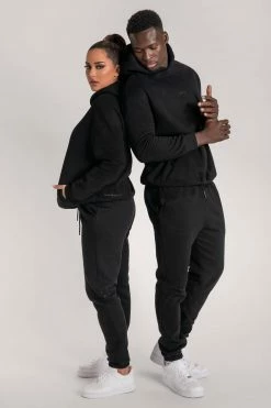 QNG Charlie Unisex Cosy Jogger - Black 26 QNG Charlie Unisex Cosy Jogger - Black