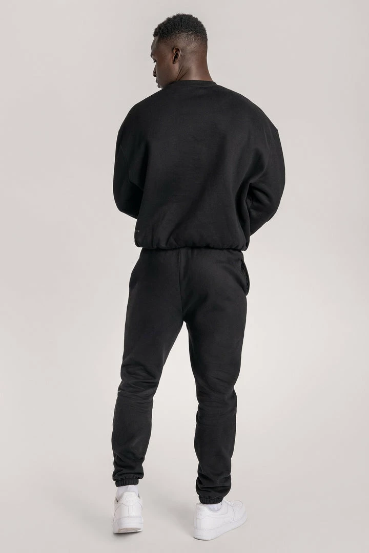 QNG Two Piece Sets Max Unisex Crew Neck Cosy Sweater - Black 8 QNG Two Piece Sets Max Unisex Crew Neck Cosy Sweater - Black