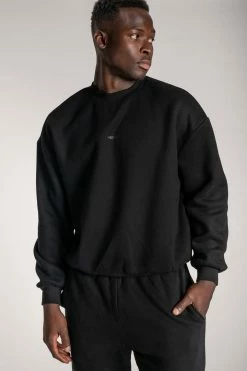 QNG Two Piece Sets Max Unisex Crew Neck Cosy Sweater - Black 23 QNG Two Piece Sets Max Unisex Crew Neck Cosy Sweater - Black