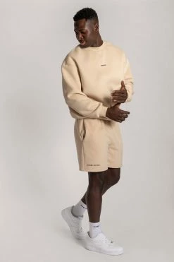 QNG Max Unisex Crew Neck Cosy Sweater - Oatmeal 29 QNG Max Unisex Crew Neck Cosy Sweater - Oatmeal