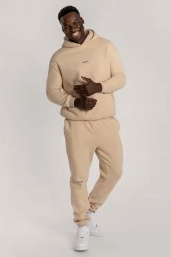 QNG Two Piece Sets Bay Unisex Oversized Cosy Hoodie - Oatmeal 39 QNG Two Piece Sets Bay Unisex Oversized Cosy Hoodie - Oatmeal