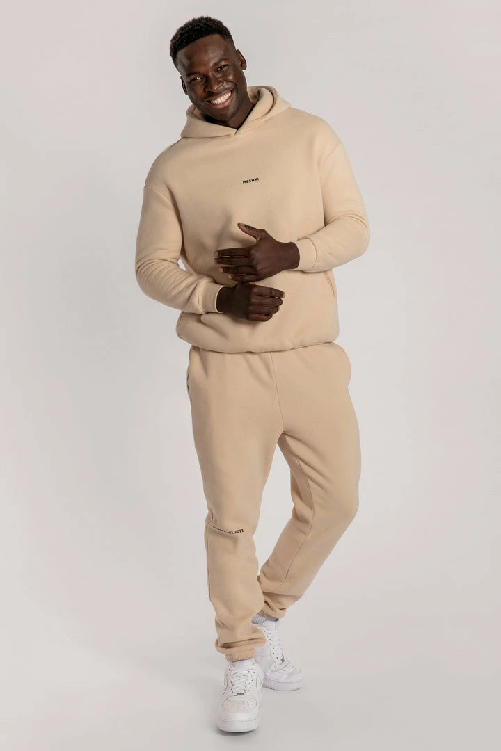 QNG Two Piece Sets Bay Unisex Oversized Cosy Hoodie - Oatmeal 16 QNG Two Piece Sets Bay Unisex Oversized Cosy Hoodie - Oatmeal