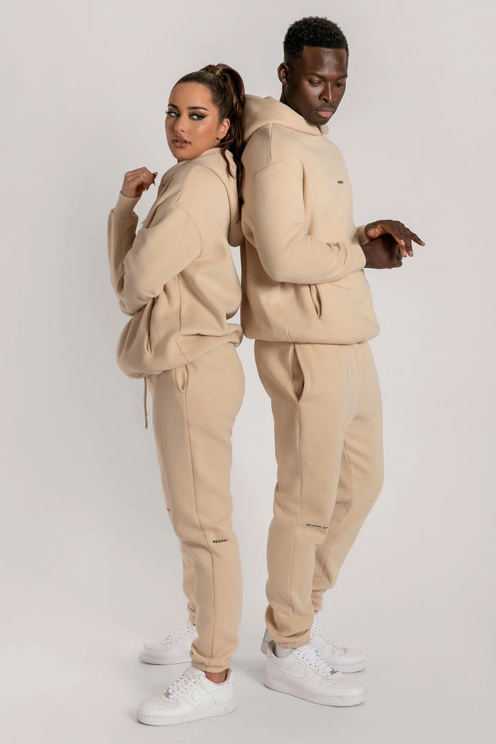 QNG Two Piece Sets Bay Unisex Oversized Cosy Hoodie - Oatmeal 5 QNG Two Piece Sets Bay Unisex Oversized Cosy Hoodie - Oatmeal