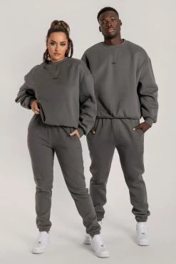 QNG Charlie Unisex Cosy Jogger - Charcoal