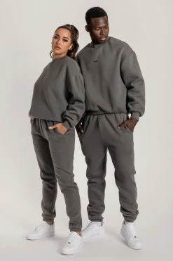 QNG Charlie Unisex Cosy Jogger - Charcoal