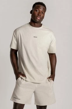 QNG Two Piece Sets Taylor Unisex Cosy Long Shorts - Snow Marle