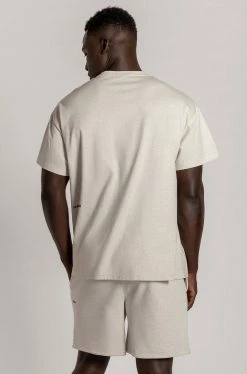 QNG Two Piece Sets Taylor Unisex Cosy Long Shorts - Snow Marle