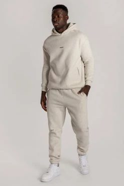 QNG Two Piece Sets Charlie Unisex Cosy Jogger - Snow Marle