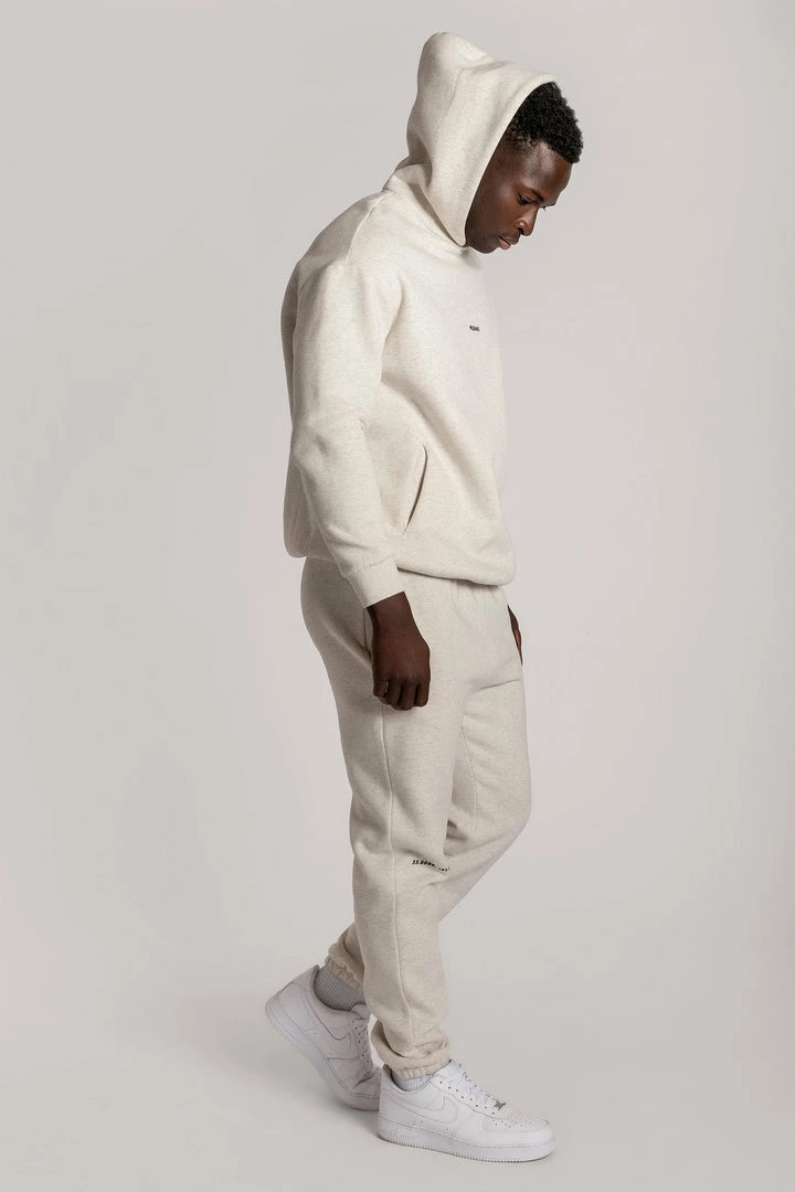 QNG Two Piece Sets Bay Unisex Oversized Cosy Hoodie - Snow Marle 11 QNG Two Piece Sets Bay Unisex Oversized Cosy Hoodie - Snow Marle