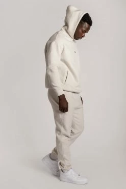 QNG Two Piece Sets Charlie Unisex Cosy Jogger - Snow Marle