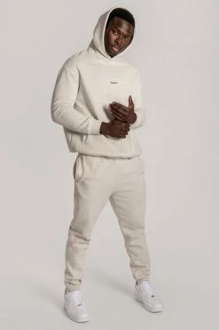 QNG Two Piece Sets Bay Unisex Oversized Cosy Hoodie - Snow Marle 24 QNG Two Piece Sets Bay Unisex Oversized Cosy Hoodie - Snow Marle