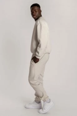 QNG Max Unisex Crew Neck Cosy Sweater - Snow Marle Two Piece Sets