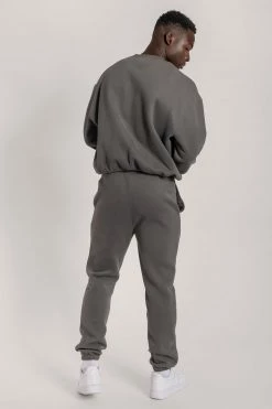 QNG Max Unisex Crew Neck Cosy Sweater - Charcoal