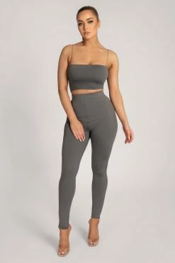 WXI All Bottoms Tilly High Waisted Legging - Charcoal