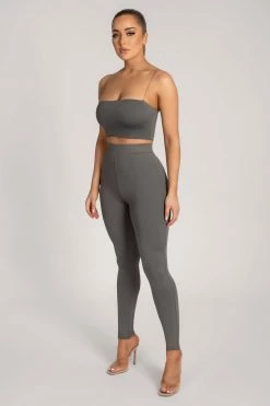 WXI All Bottoms Tilly High Waisted Legging - Charcoal