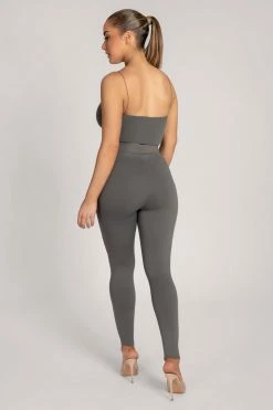 WXI All Bottoms Tilly High Waisted Legging - Charcoal