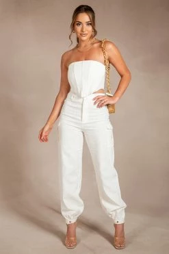 WNT Nicha Linen Corset - Natural All Tops 15 WNT Nicha Linen Corset - Natural All Tops