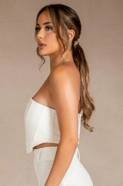 WNT Nicha Linen Corset - Natural All Tops 12 WNT Nicha Linen Corset - Natural All Tops