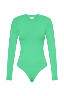 WXI Delilah Long Sleeve Crew Neck Bodysuit - Fresh Green 19 WXI Delilah Long Sleeve Crew Neck Bodysuit - Fresh Green