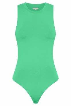 WXI Jordyn Tank Sleeveless Bodysuit - Fresh Green