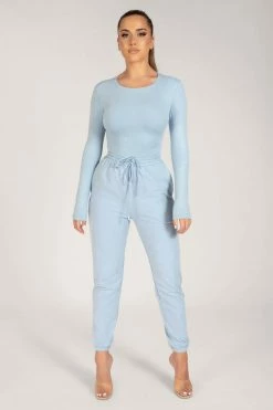 ROM Sylvia Loopback Joggers - Cornflower Blue 8 ROM Sylvia Loopback Joggers - Cornflower Blue