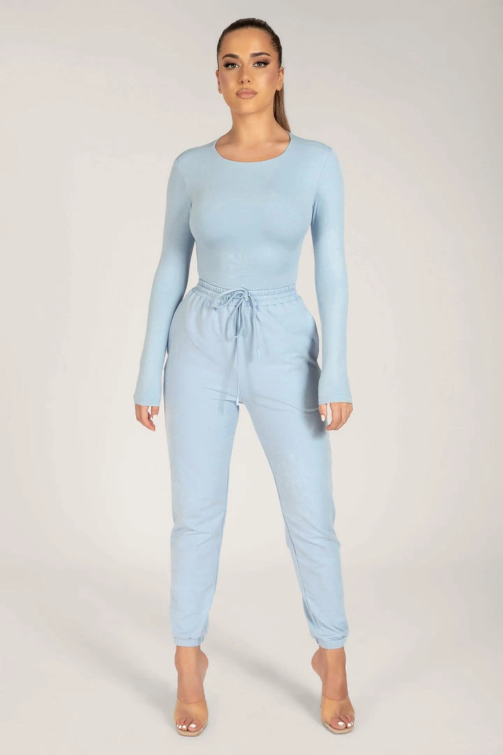 ROM Sylvia Loopback Joggers - Cornflower Blue 3 ROM Sylvia Loopback Joggers - Cornflower Blue