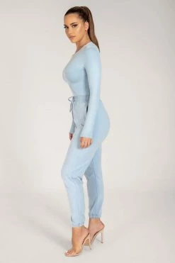 ROM Sylvia Loopback Joggers - Cornflower Blue 10 ROM Sylvia Loopback Joggers - Cornflower Blue