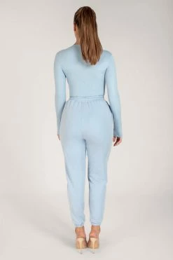 ROM Sylvia Loopback Joggers - Cornflower Blue