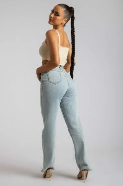 ROM Elsie Sleeveless Contrast Stitch Bustier Top - Tofu 18 ROM Elsie Sleeveless Contrast Stitch Bustier Top - Tofu