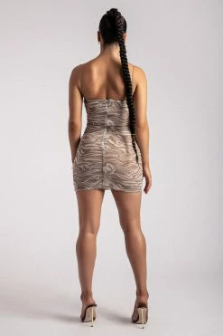 ROM DRESSES Mia Mesh Mini Dress - Retrograde