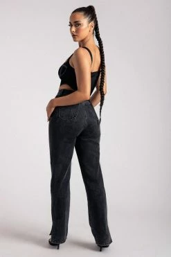 ROM Elsie Sleeveless Contrast Stitch Bustier Top - Black 18 ROM Elsie Sleeveless Contrast Stitch Bustier Top - Black