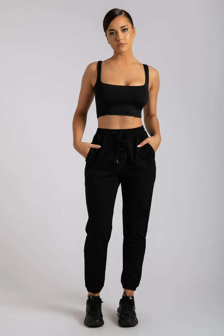 ROM All Bottoms Sylvia Loopback Joggers - Black 1 ROM All Bottoms Sylvia Loopback Joggers - Black
