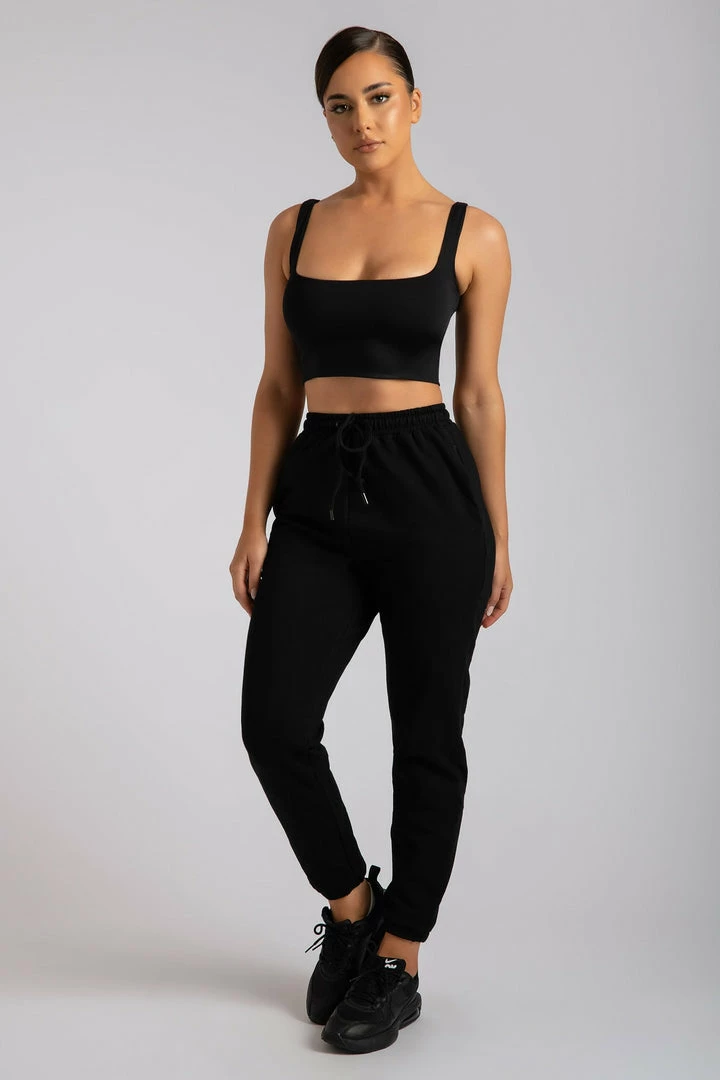 ROM All Bottoms Sylvia Loopback Joggers - Black 4 ROM All Bottoms Sylvia Loopback Joggers - Black
