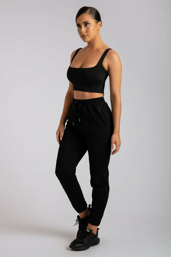 ROM All Bottoms Sylvia Loopback Joggers - Black 3 ROM All Bottoms Sylvia Loopback Joggers - Black