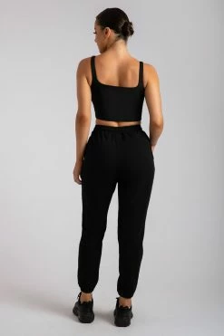 ROM All Bottoms Sylvia Loopback Joggers - Black