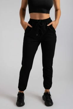 ROM All Bottoms Sylvia Loopback Joggers - Black 15 ROM All Bottoms Sylvia Loopback Joggers - Black