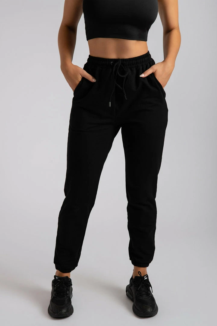 ROM All Bottoms Sylvia Loopback Joggers - Black 5 ROM All Bottoms Sylvia Loopback Joggers - Black
