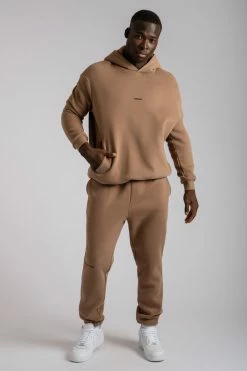 QNG Bay Unisex Oversized Cosy Hoodie - Mocha