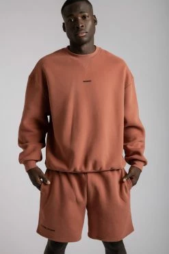 QNG Max Unisex Crew Neck Cosy Sweater - Sienna