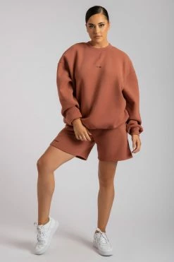 QNG Max Unisex Crew Neck Cosy Sweater - Sienna