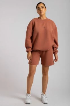 QNG Max Unisex Crew Neck Cosy Sweater - Sienna