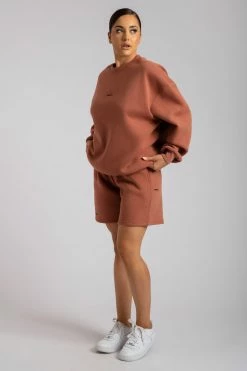 QNG Max Unisex Crew Neck Cosy Sweater - Sienna