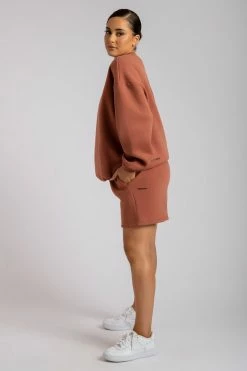 QNG Max Unisex Crew Neck Cosy Sweater - Sienna