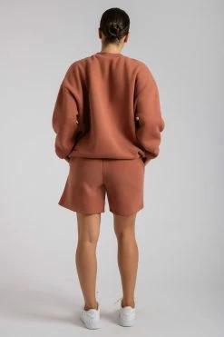 QNG Max Unisex Crew Neck Cosy Sweater - Sienna